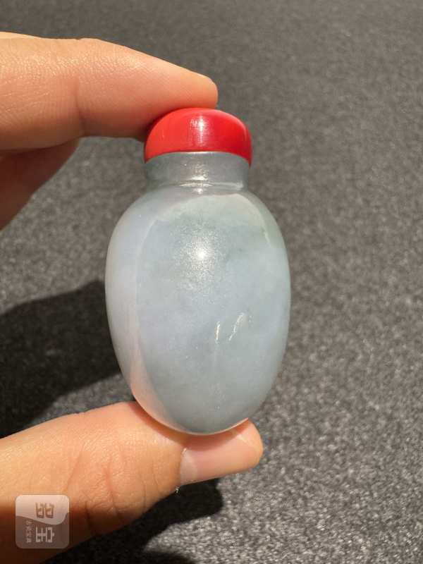 清 翡翠鼻烟壶 - 图4